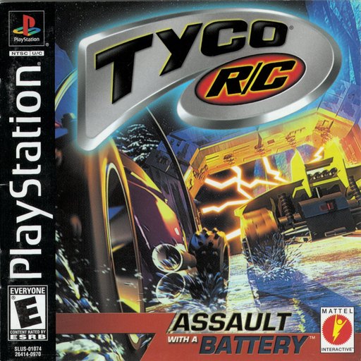 Tyco R-C: Assault with a Battery box art