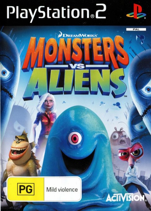 DreamWorks Monsters vs. Aliens box art