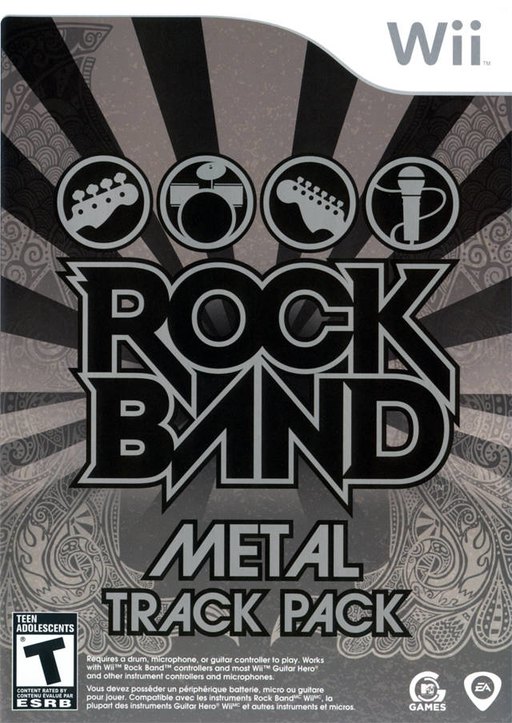 Rock Band_ Metal Track Pack box art