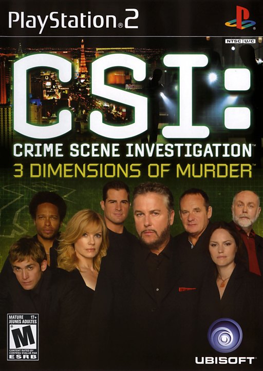 CSI: Crime Scene Investigation: 3 Dimensions of Murder box art