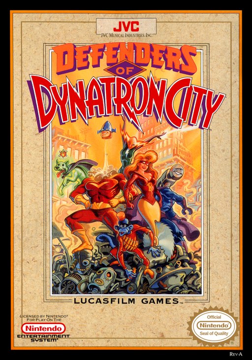 Defenders of Dynatron City box art