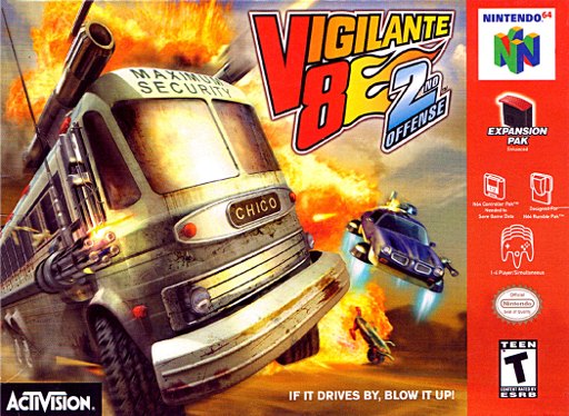 Vigilante 8: 2nd Offense box art