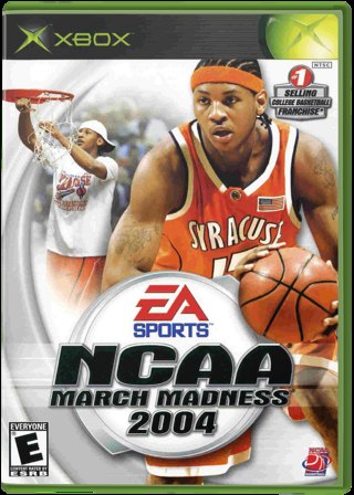 NCAA March Madness 2004 box art