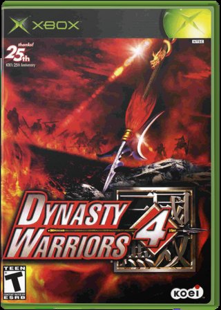 Dynasty Warriors 4 box art