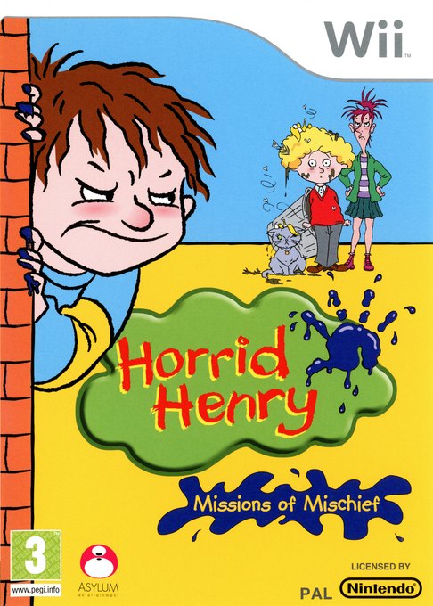 Horrid Henry: Missions of Mischief box art