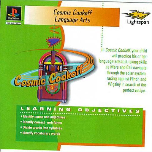 Cosmic Cookoff: Language Arts box art