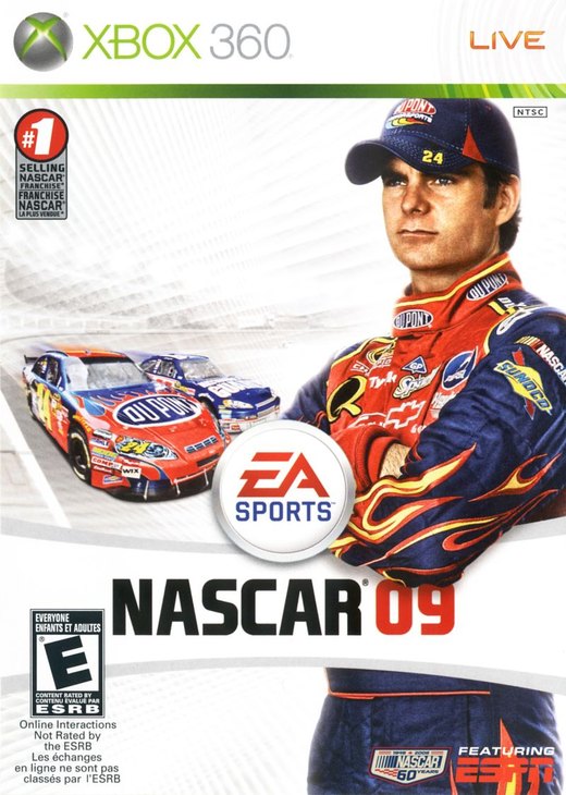 NASCAR 09 box art
