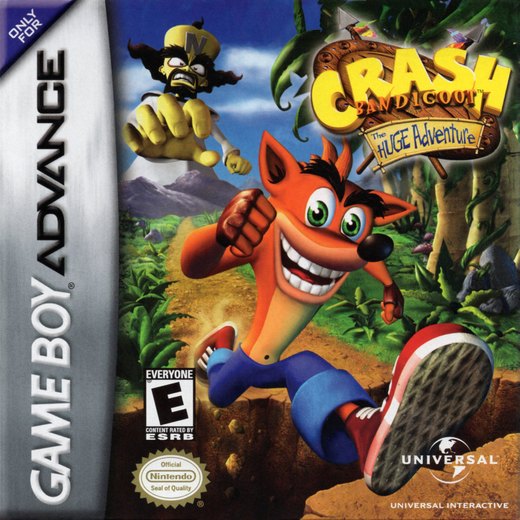 Crash Bandicoot: The Huge Adventure box art
