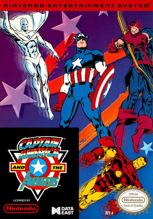 Captain America and the Avengers box art