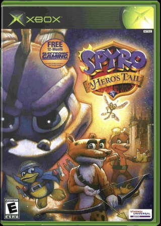 Spyro: A Hero's Tail box art