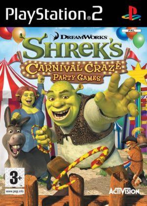DreamWorks Shrek's Carnival Craze: Party Games box art