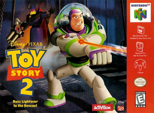 Toy Story 2: Buzz Lightyear to the Rescue! box art