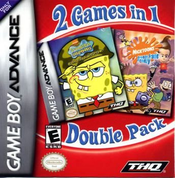 2 Games in 1: SpongeBob SquarePants: Battle for Bikini Bottom / Nicktoons: Freeze Frame Frenzy box art