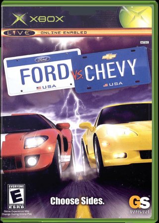Ford vs. Chevy box art