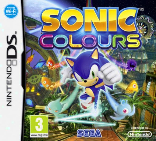 Sonic Colours box art