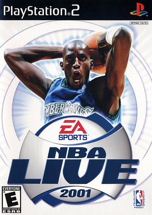 NBA Live 2001 box art