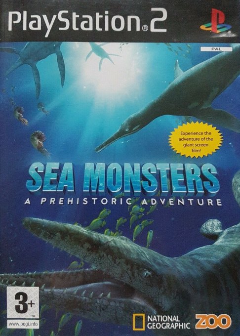 Sea Monsters: A Prehistoric Adventure box art