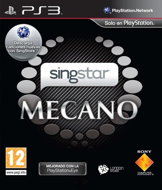 SingStar Mecano box art