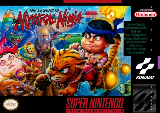 The Legend of the Mystical Ninja box art