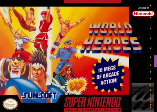 World Heroes box art