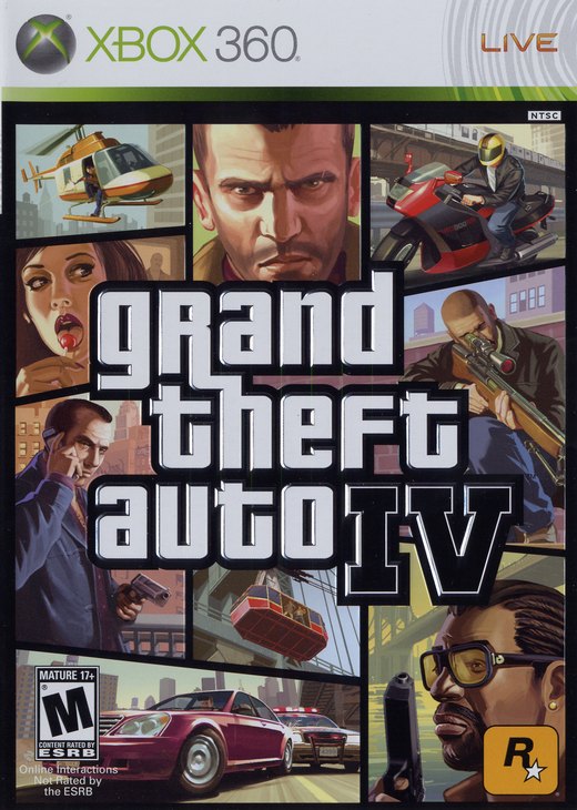 Grand Theft Auto IV box art