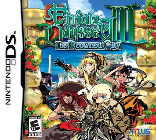 Etrian Odyssey III: The Drowned City box art