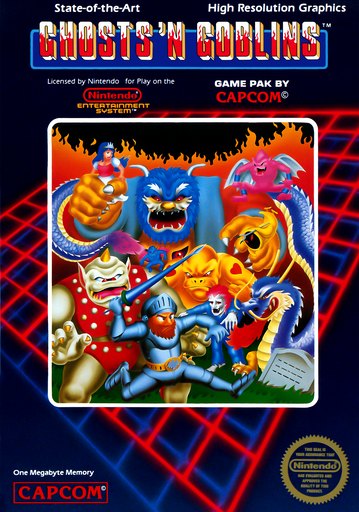 Ghosts'n Goblins box art