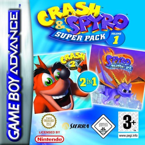 Crash & Spyro SuperPack Volume 1: Crash N-Tranced and Spyro: Season of Ice box art