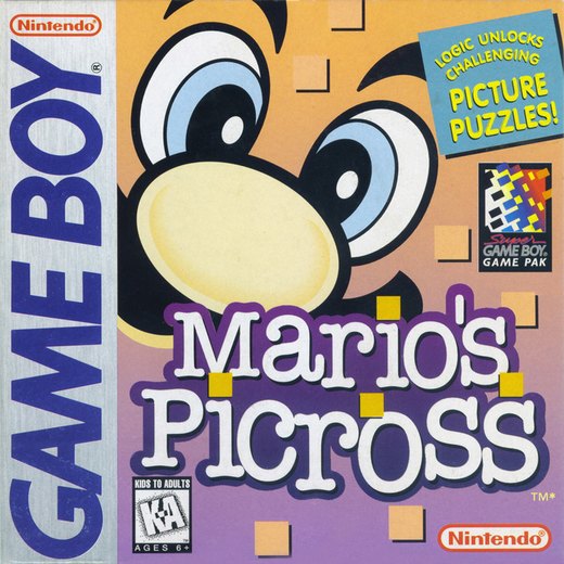 Mario's Picross box art