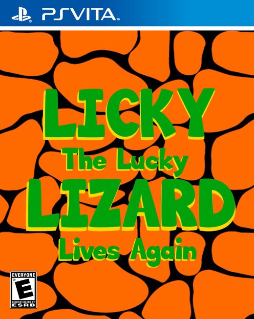 Licky The Lucky Lizard Lives Again box art
