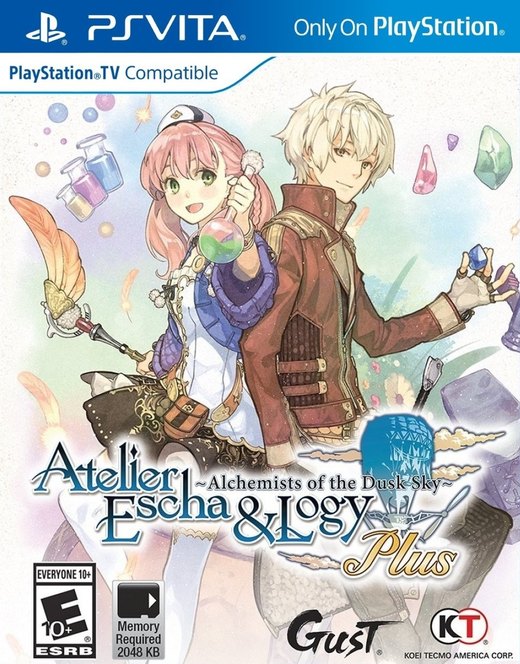 Atelier Escha & Logy Plus: Alchemists of Dusk Sky box art