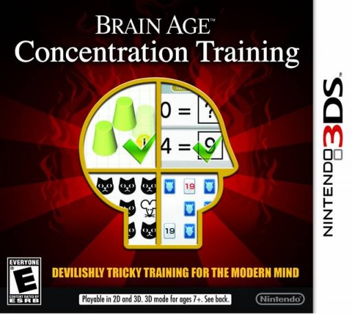 Dr. Kawashima's Devilish Brain Training: Can You Stay Focused box art