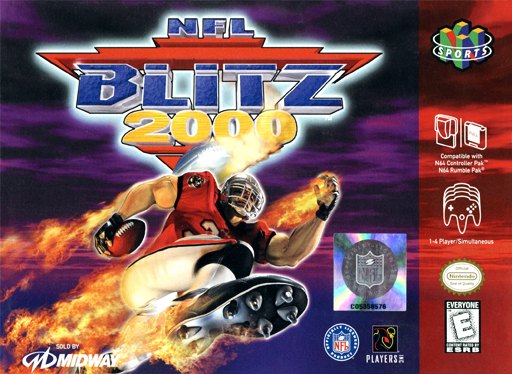 NFL Blitz 2000 box art