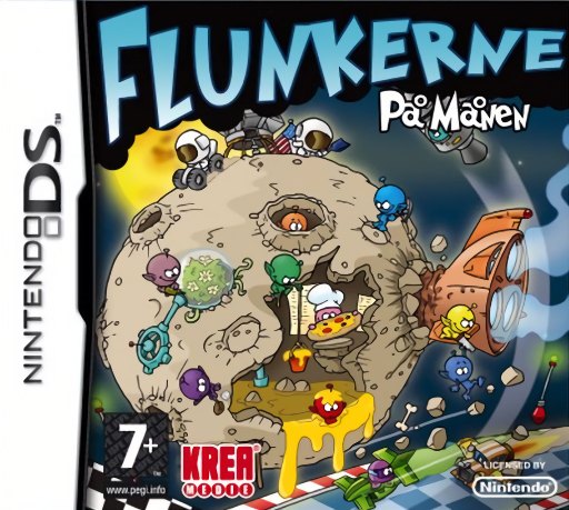 Flunkerne: Paa Maanen box art