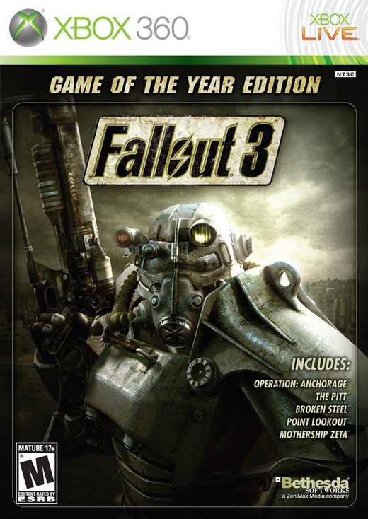 Fallout 3: Game of the Year Edition box art