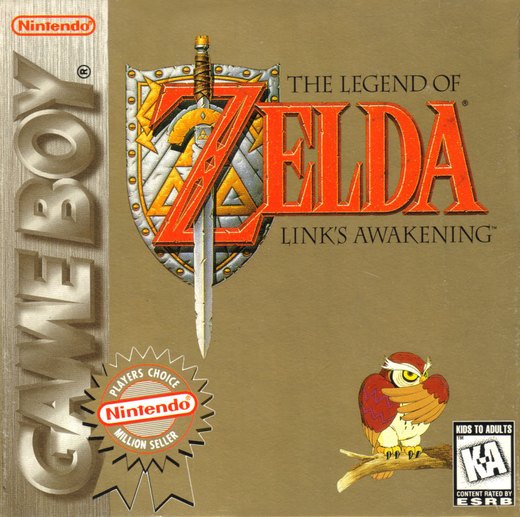 The Legend of Zelda: Link's Awakening box art