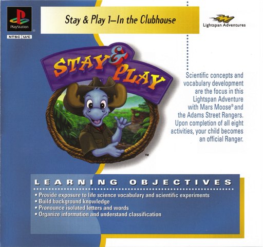 Mars Moose Stay and Play 1: In the Clubhouse box art