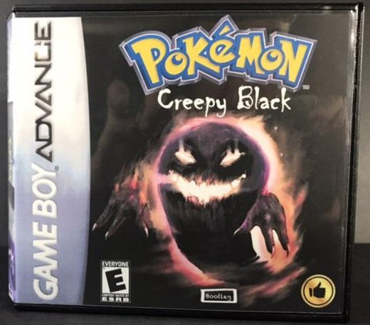 Pokémon Creepy Black box art
