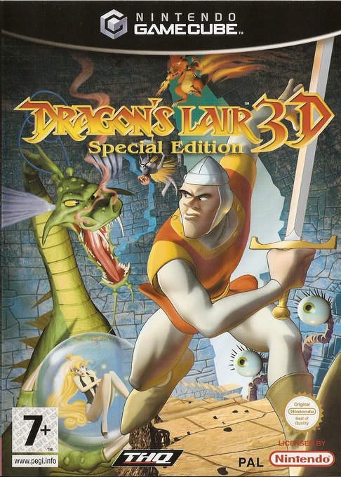 Dragon's Lair 3D: Special Edition box art