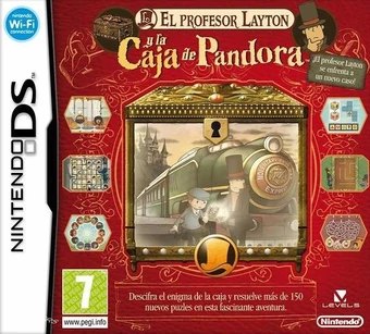 Profesor Layton y la Caja de Pandora, El box art