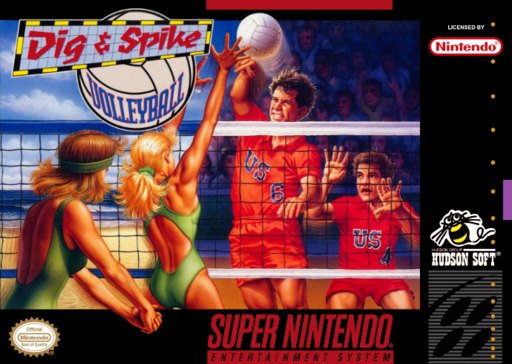 Dig _ Spike Volleyball box art