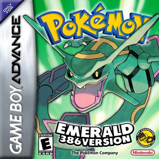 Pokémon Emerald 386 box art