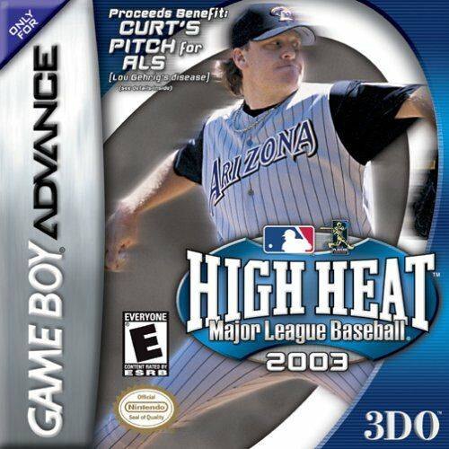 High Heat Major League Baseball 2003 box art