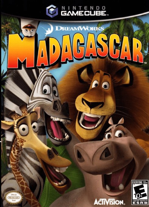DreamWorks Madagascar box art