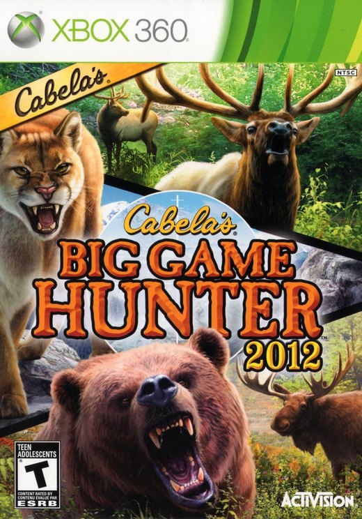 Cabela's Big Game Hunter 2012 box art