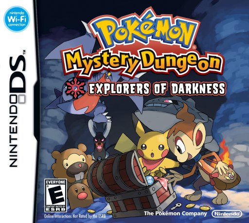 Pokemon Mystery Dungeon: Explorers of Darkness box art