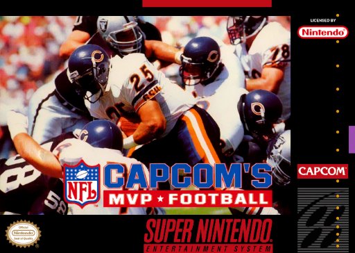 Capcom's MVP Football box art