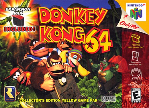 Donkey Kong 64 box art