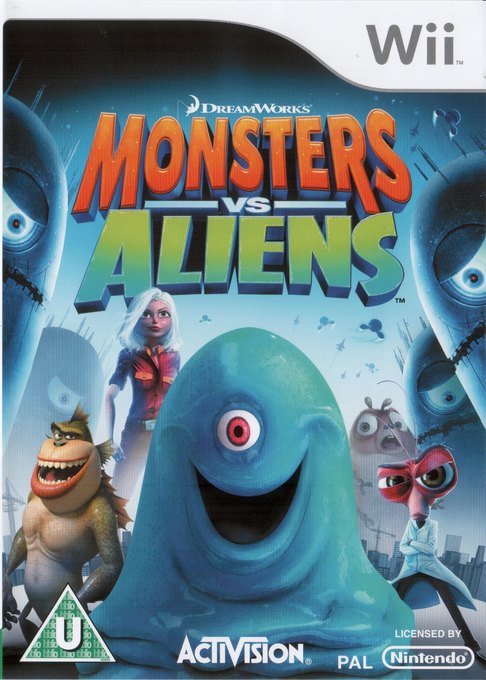 DreamWorks Monsters vs. Aliens box art
