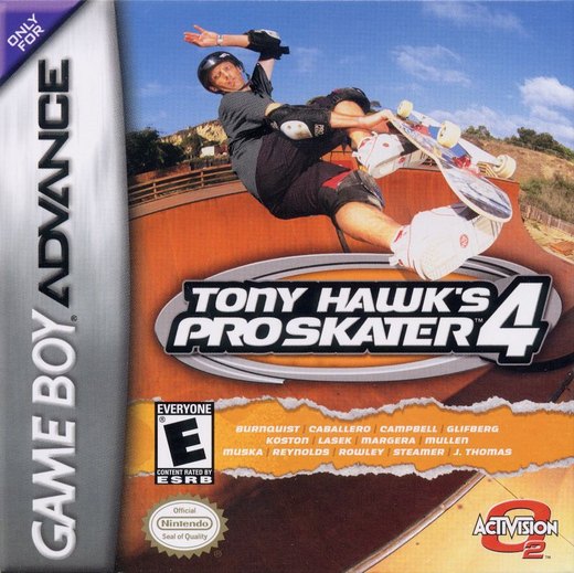Tony Hawk's Pro Skater 4 box art